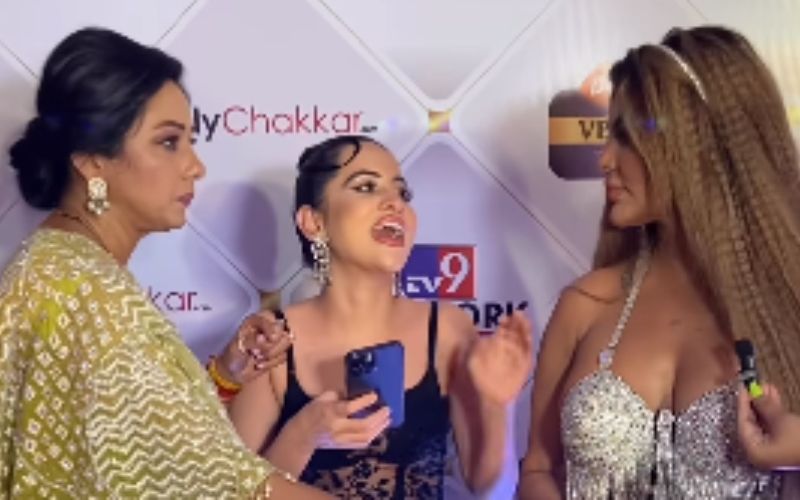 Indian Telly Awards 2023: Rupali Ganguly Gets Into A Friendly Banter With Rakhi Sawant And Uorfi Javed On The Red Carpet- WATCH