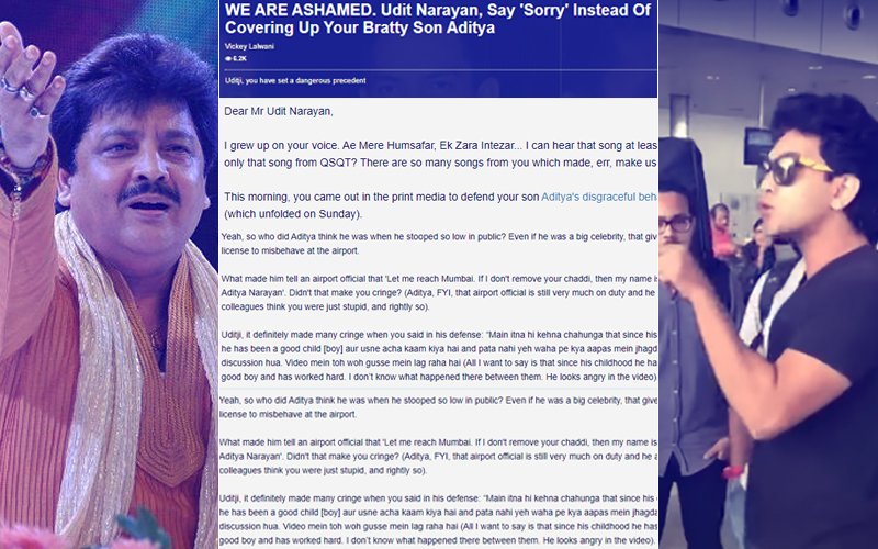 SPOTBOYE-FFECT: Sense Prevails, Udit Narayan Will Make Aditya Issue A Public Apology