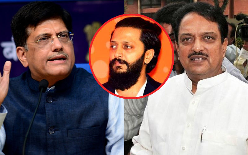 Union Minister Piyush Goyal Accuses (Late) Vilasrao Deshmukh; Riteish Stands Up For His Father