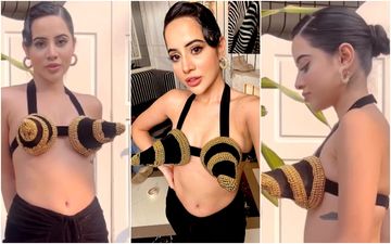 Uorfi Javed Get Brutally TROLLED For Wearing A Conical Bralette; Netizens Say, ‘Local Mei Jagah Banane Ki Ninja Technique’- Watch VIDEO 