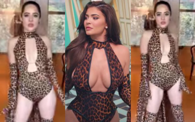 Uorfi Javed Gets BRUTALLY TROLLED For Copying Kylie Jenner’s Hot Leopard-Print Bodysuit; Netizens Say, ‘Ajib Janwar Hai ’