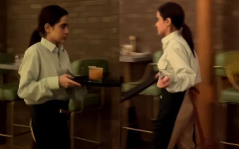 SPOTTED! Uorfi Javed Works As A Waitress At A Mumbai Restaurant; Fans Express Shock As Video Goes Viral- WATCH