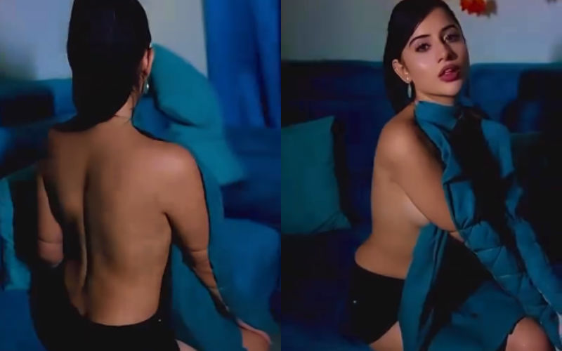 Urfi Javed Goes Semi-NUDE As She Shows Off Her Bare Back In Shirt; Netizens TROLL Her, Ask, ‘Kapda Kam Pad Gaye Kya’-See HOT VIDEO