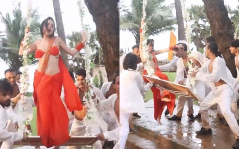 OOPS Moment! Urfi Javed FALLS DOWN From A Swing While Dancing; Netizen Jokes, 'Jhoole Se Bi Yeh Jheli Nai Gyi’-See VIDEO