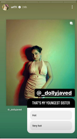 OMG! Urfi Javed's Sister Dolly Goes BRALESS, Showing Off Her Cleavage In  Revealing Outfit; Actress Asks Fans If She Is Hot-See PHOTO