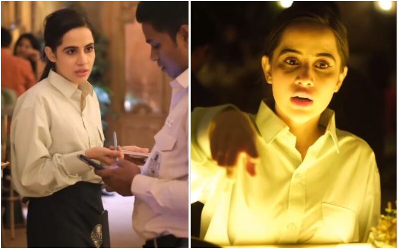 Uorfi Javed Turns Waitress For A Busy Mumbai Restaurant; Contributes Her Earnings To Cancer Patient Aid Association - WATCH