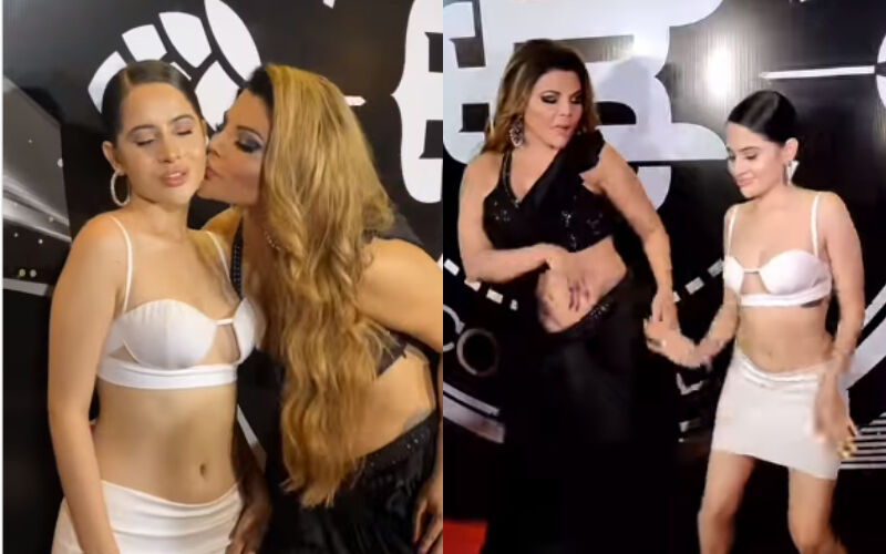 Sexy Bf Video Sania Mirza - Urfi Javed-Rakhi Sawant Get TROLLED As Controversy Queen KISSES The  Actress; Netizen Says, 'Two Circus