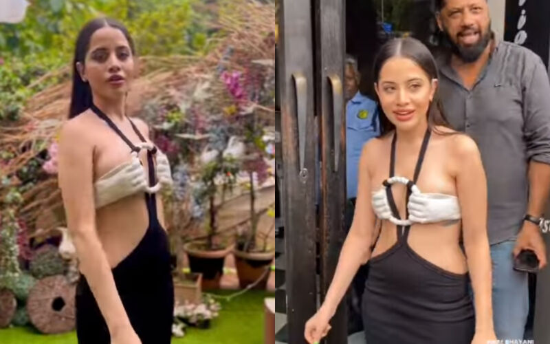 Urfi Javed Gets Body-Shamed After She Steps Out In A Bizarre Outfit Made Of Gloves: Netizen Says, 'Kya Chupa Rahi, Jab Kuch Hai Hi Nahi'