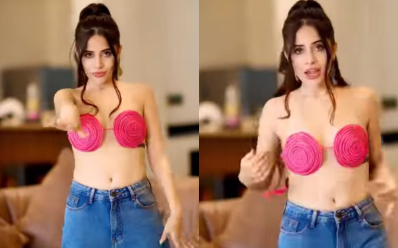 Urfi Javed Gets Brutally TROLLED For Wearing A Pink BRA; Netizens Compare It To 'Mosquito Coil’-See VIDEO
