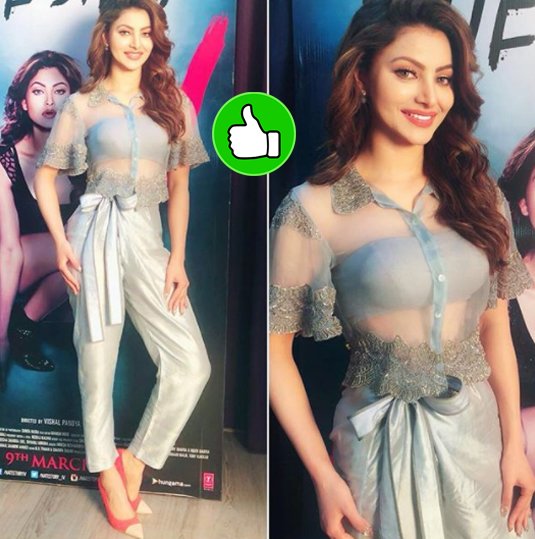 urvashi rautela poses for the shutterbugs