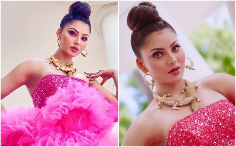 Urvashi Rautela Gets Mercilessly TROLLED As She Flaunts Her Alligator Jewellery At 76th Cannes Film Festivals; Netizens Ask, ‘Why Are You Hanging Lizards Around Your Neck?’