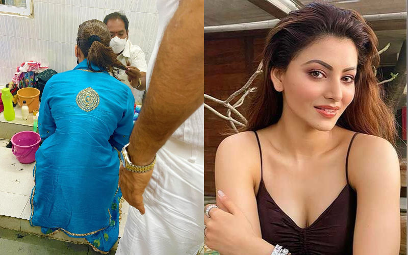 Urvashi Rautela Gets BRUTALLY Trolled For Chopping Of Her Hair In Support Of Anti-Hijab Protest In Iran, Netizens Say, ‘ Khudke Ghar Ka Haal Dekho Aunty Pahle Fir Iran Jana’