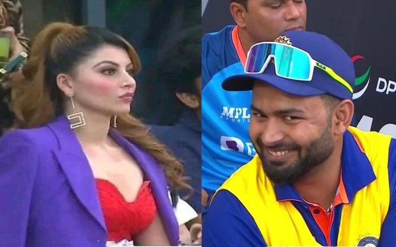 Urvashi Rautela Gets TROLLED For Attending India-Pakistan Match As Netizens Make Funny Memes On Her And Rishabh Pant- Check Out Twitter Reactions!