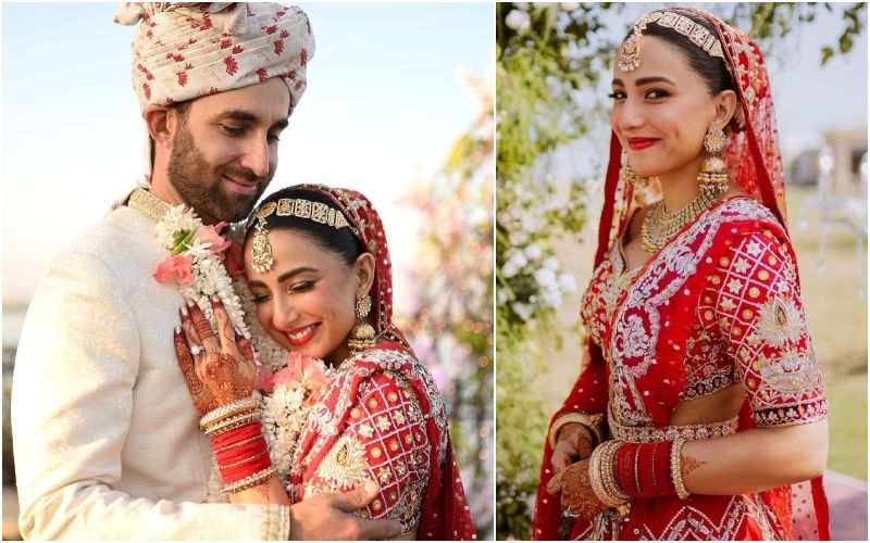 Pakistani Actress Ushna Shah SLAMS Trolls For Mocking Her ‘Indian Bridal Lehenga’; Says, ‘You Weren’t Invited, Nor Did You Pay For My Shade Of Red’