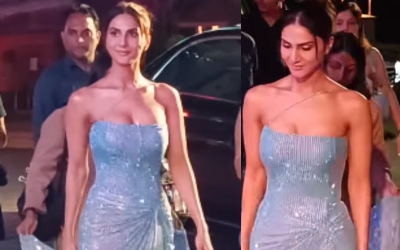 Vaani Kapoor Hires A Lady To Hold Her Dress Trail; Gets BRUTALLY Trolled, Netizens Say, ‘Chaddar Jitni Lambi Dress Bna Lo, Then Get Ppl To Hold It For U’