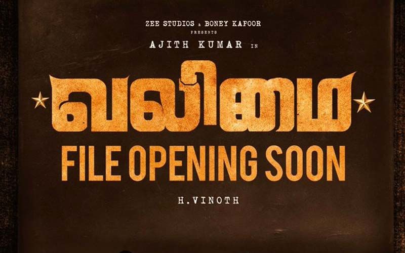 The Announcement Of Ajith's Valimai First Look Is Here, Find The Details Here