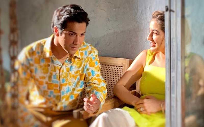 Coolie No 1: Varun Dhawan Gets Playful On-The-Sets With A Girl And No, She’s Not Sara Ali Khan