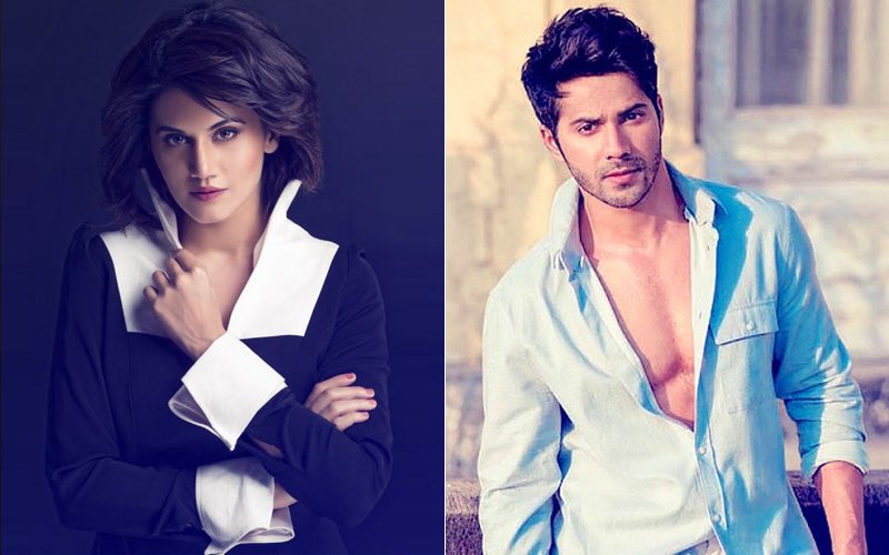 WATCH: Varun Dhawan Kicks Judwaa 2 Co-Star Taapsee Pannu!