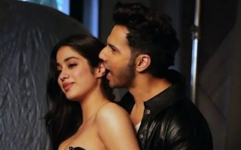 800px x 500px - Varun Dhawan BITES Janhvi Kapoor's Ears During A Photoshoot, Internet Calls  Him A 'Creep'; Netizens Say, 'She Should Use Her Slapping Skills'