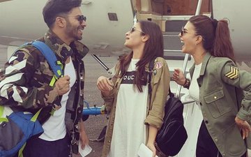 Look Who Joined Badrinath And His Dulhania In Guwahati For The ISL Opening!