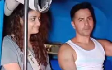 VIRAL! Varun Dhawan-Keerthy Suresh Spotted Travelling In An Auto Rickshaw Post VD18 Shoot; Fans Ask, ‘Ye Bniyan Me Kyu Ghum Rha He’- WATCH 