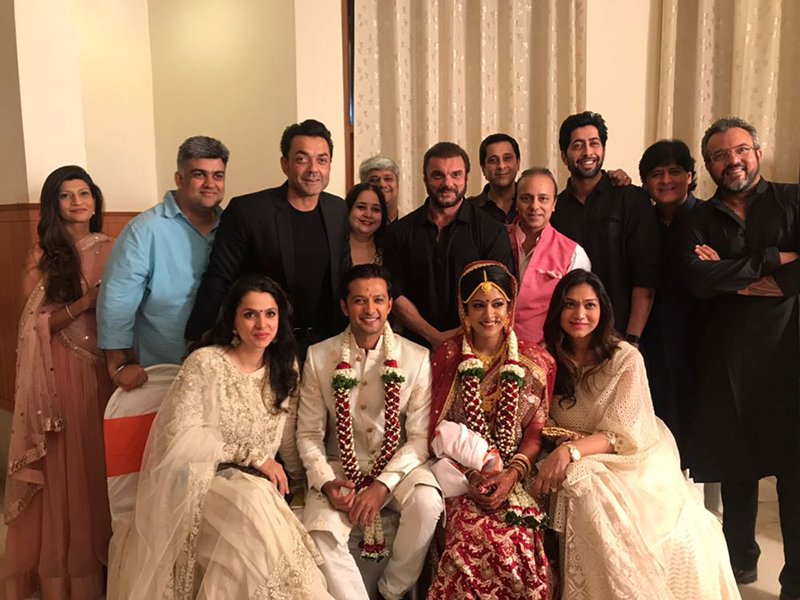 vatsal seth married to ishita dutta bobby deol sohail khan attend