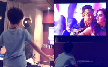 जब टाइगर श्रॉफ की फिल्म 'बागी 2' के गाने पर नाचे शिल्पा शेट्टी के लाड़ले विआन