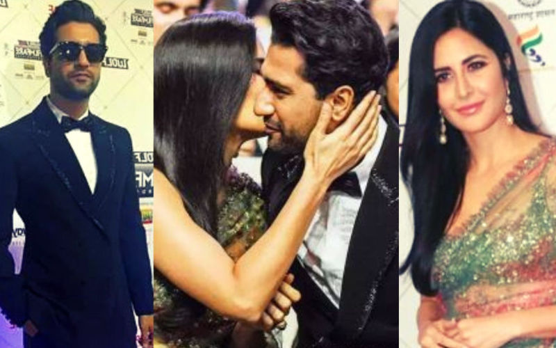 Kala Kiss Xxx Video - Vicky Kaushal Gets A Sweet KISS From Wifey Katrina Kaif As He Wins Best  Actor Award At 67th Filmfare Awards; Actor Sings Kala Chashma-See VIDEO