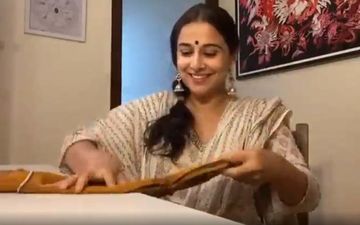 Vidya Balan Makes A Mask At Home Using A Blouse Piece; Watch The Simple Tutorial To Keep Coronavirus Away