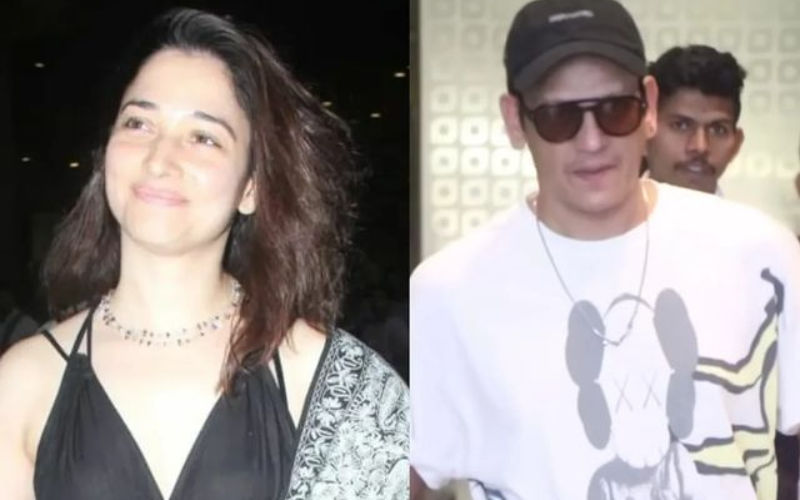 Tamannaah Bhatia-Vijay Varma AVOID Posing Together At Airport After Their KISSING Video Went Viral; Rumoured Couple Returns From Goa Vacation