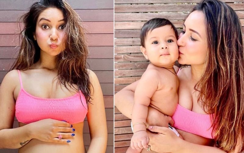 Vinny Arora Poses With Son Zayn As She Flaunts Her Post-Pregnancy Glow; Netizens BRUTALLY Troll Actress, Say, ‘Kya Behuda Photo Post Kiya Yaar’
