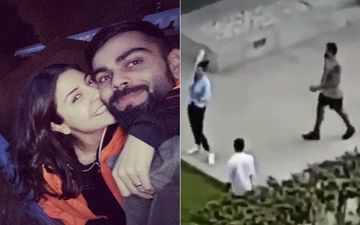 Anushka Sharma-Virat Kohli CAUGHT ON CAMERA Playing Cricket On Their Terrace; We Wonder Who Won The Game?- VIDEO