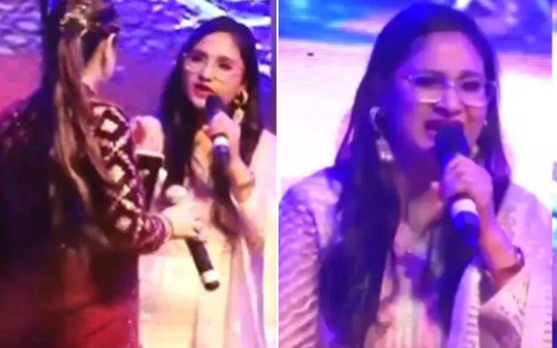 Bhojpuri Singer Priyanka Singh CRIES On Stage After A Rude Anchor Snatched Her Mike To Stop Her Mid-Way; Netizens Say ‘Shame On Her