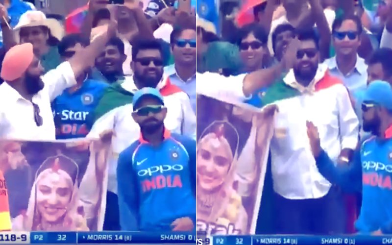 VIDEO:‘What A Guy!’ Virat Kohli’s Reaction On Seeing His Wedding Banner During A Match Is PRICELESS!
