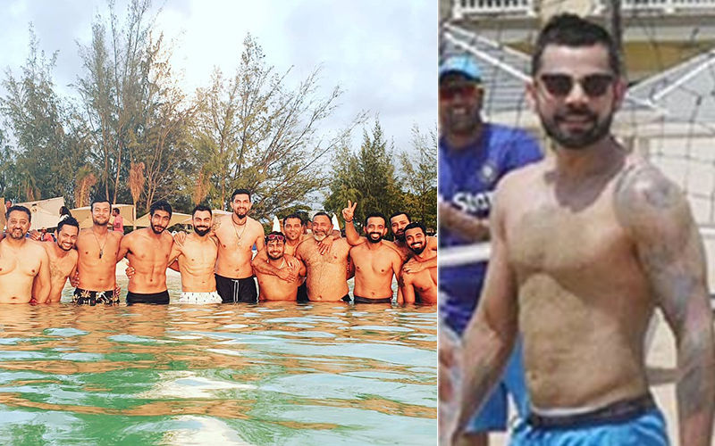 Virat Kohli, Rohit Sharma, KL Rahul, Jasprit Bumrah Go Shirtless; Soak In The Sun at Jolly Beach, Antigua