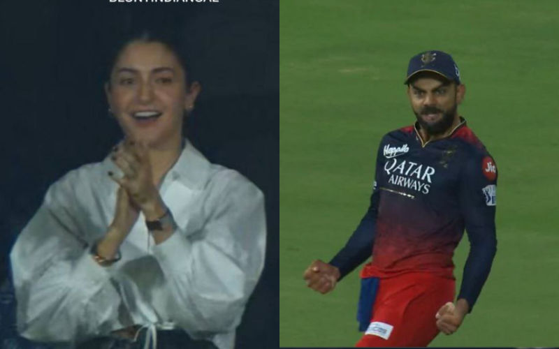 Anushka Sharma REACTS To Virat Kohli Celebrating KL Rahul's Catch During RCB-LSG Match; Actress Claps And Cheers For Her Husband-See Video
