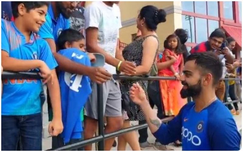 Virat Kohli  Thrills Fans In Florida By Giving Autographs Ahead Of T20I Against West Indies. Can The Hunky Cricketer Get Any More Amazing?