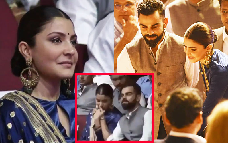 Virat Kohli-Anushka Sharma Share An Emotional Moment; Actress Holds And Kisses Husband's Hand At Mention Of His Late Father- VIDEO