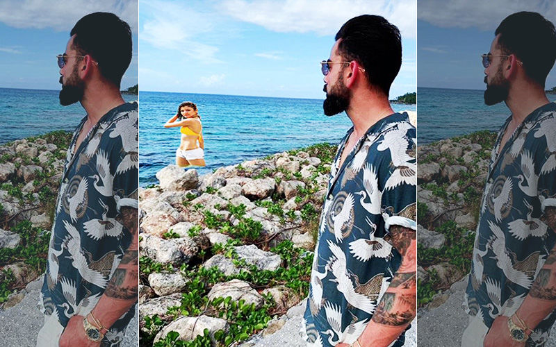 Virat Kohli’s Latest Picture Staring At A Photoshopped Anushka Sharma At The Lake Side Is All Things Cute