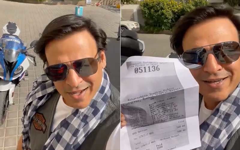 Vivek Anand Oberoi Joins ‘Pawri’ Meme Fest While Flashing E-Challan; Actor's Hilarious Video Dedicated To Mumbai Police Leaves Everyone In Splits
