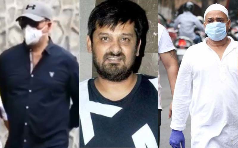 Wajid Khan Funeral: Brother Sajid Khan, Aditya Pancholi, Salman Khan's Friend Nadeem, Family Arrive At Versova Crematorium For Last Rites