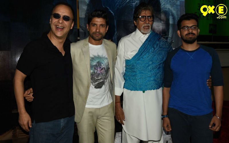 Big B And Farhan Launch First Look Of Wazir
