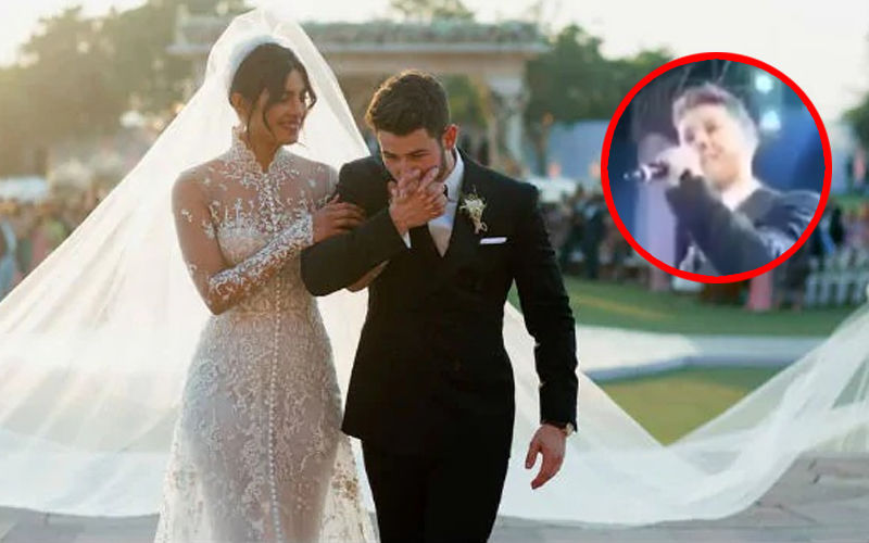 Nick Jonas Performed Live For Wifey Priyanka Chopra At Their Wedding Reception And The Video Is Totally Adorbs
