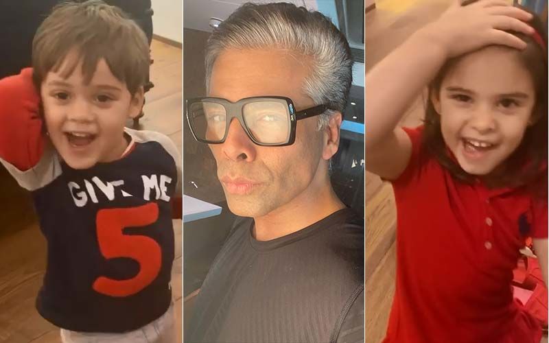Karan Johar’s Kids Yash And Roohi Complain That Their Dadda’s Singing Gives Them Headache; The Video Has Left Us In Splits-WATCH