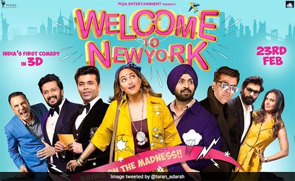welcome to new york poster