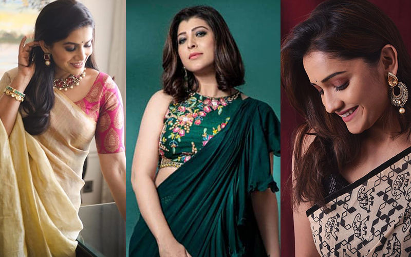 Who Slayed The Saree Look? Sonali Kulkarni, Tejaswini Pandit, Or Hruta Durgule