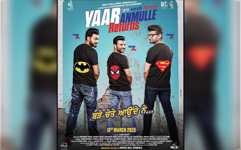 Yaar Anmulle Returns First Look : Batman, Spiderman and Superman Feat On Film’s Swaggy AF Poster