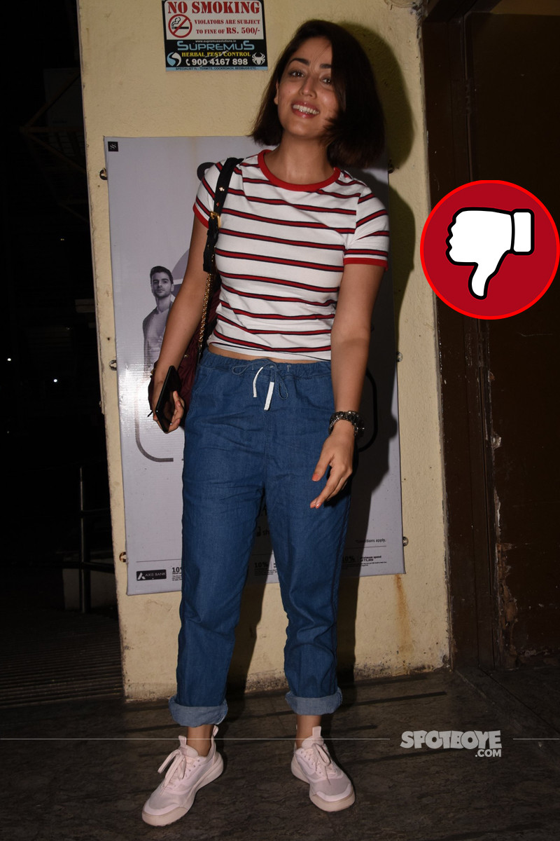 yami gautam snapped outside pvr juhu