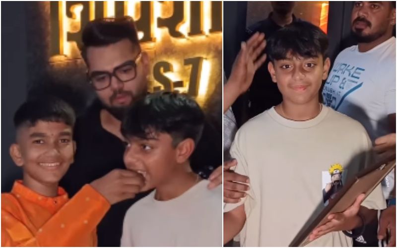 Ajay Devgn’s Son Yug Devgn Celebrates 13th Birthday In Front Of Paparazzi; Netizens Say, ‘Hope He Doesn't Turn Out To Be Like His Sister’