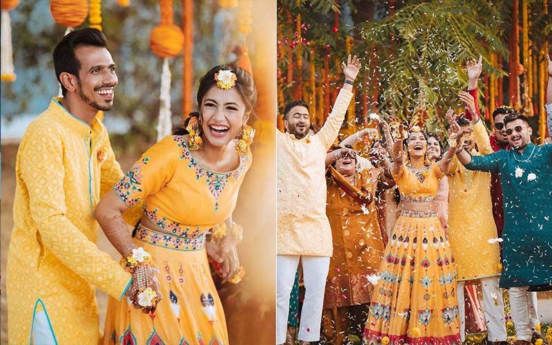 INSIDE PICTURES From Yuzvendra Chahal- Dhanashree Verma’s Beautiful Haldi Ceremony; The Couple Looks Radiant, Happy And Oh-So-In-Love